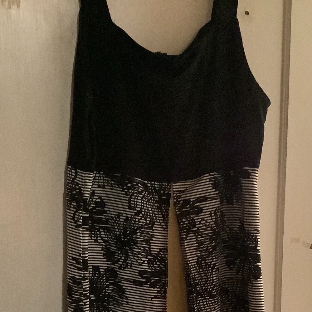 Black and Yellow Floor Length Formal